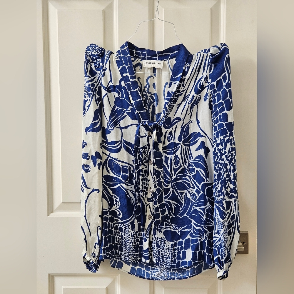 Emilio Pucci 100% Silk Top